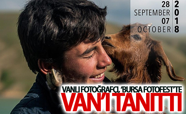 Vanlı fotoğrafçı, ‘Bursa Fotofest’te Van’ı tanıttı