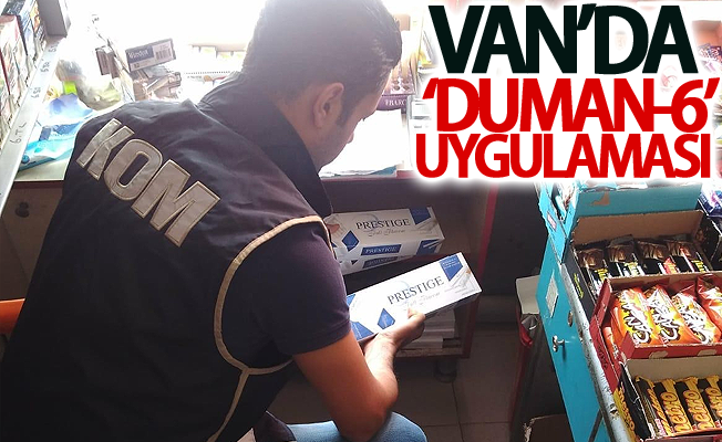 Van’da ‘Duman-6’ uygulaması