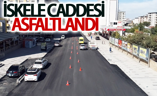 İskele Caddesi asfaltlandı