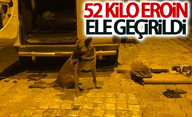 Van'da 52 kilo eroin ele geçirildi