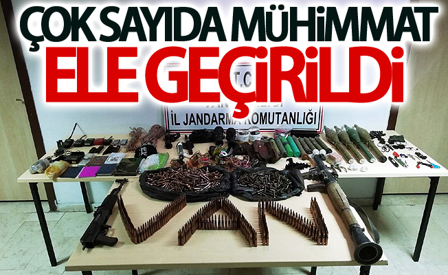 Erciş'te çok sayıda mühimmat ele geçirildi