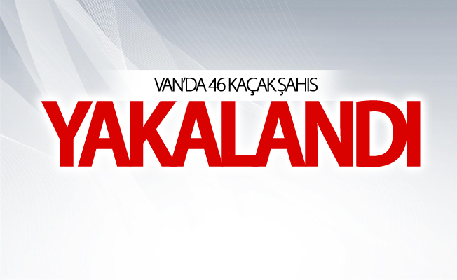 Van’da 46 kaçak şahıs yakalandı