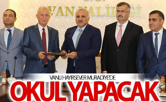 Vanlı hayırseverden eğitime destek