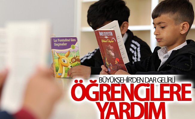 Büyükşehir'den dar gelirli öğrencilere yardım