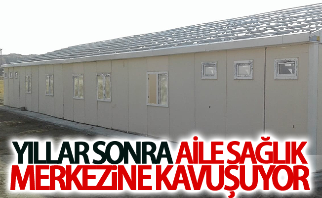 Şemsibey Mahallesi, yıllar sonra Aile Sağlık Merkezine kavuşuyor