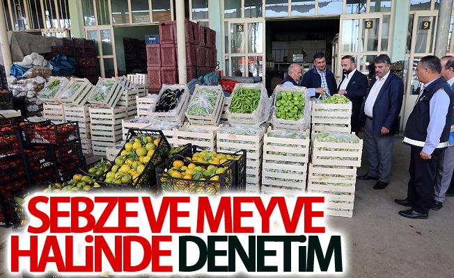 Sebze ve meyve halinde denetim