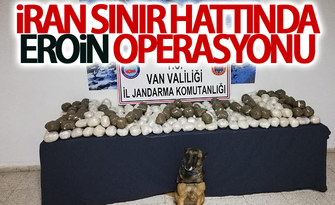 İran sınır hattında eroin operasyonu