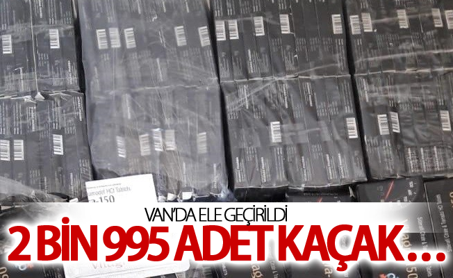 2 bin 995 adet kaçak ilaç ele geçirildi