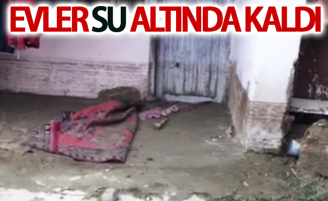 Van’da evler su altında kaldı