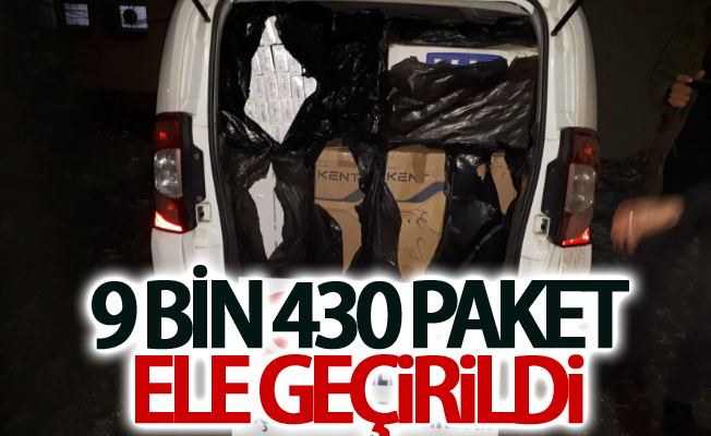 9 bin 430 paket  ele geçirildi