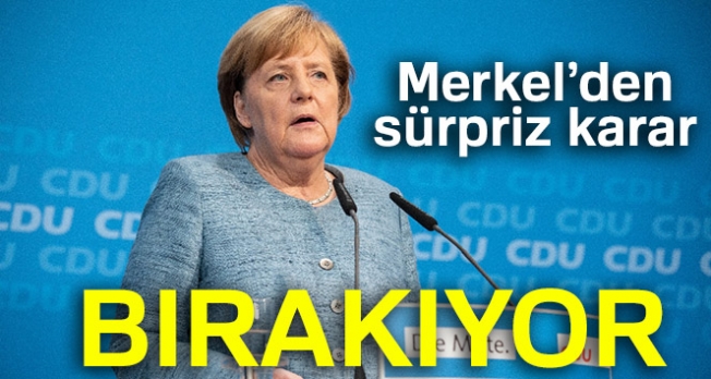 Merkel bırakıyor! Yeniden aday olmayacak
