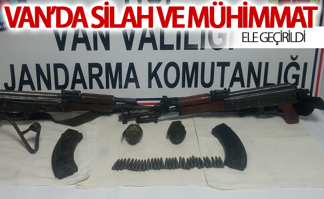 Van’da silah ve mühimmat ele geçirildi