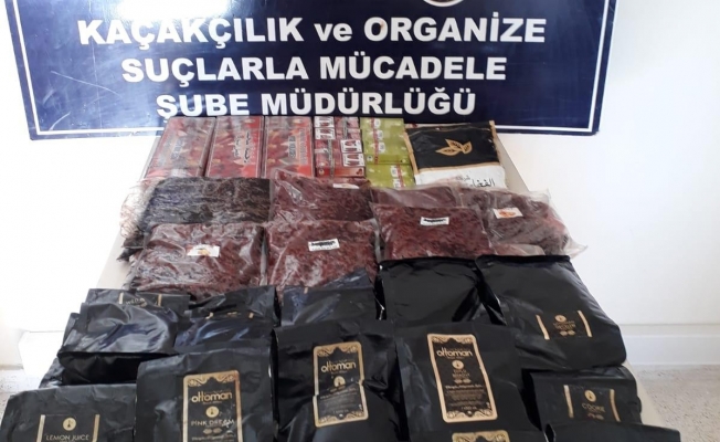 Van’da kaçak nargile tütünü ele geçirildi