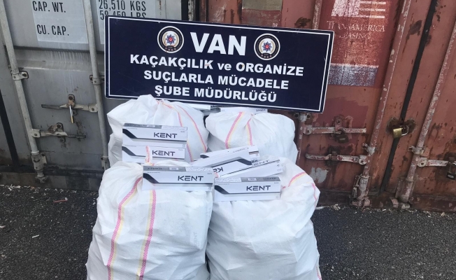 Van’da 3 bin 370 paket kaçak sigara ele geçirildi