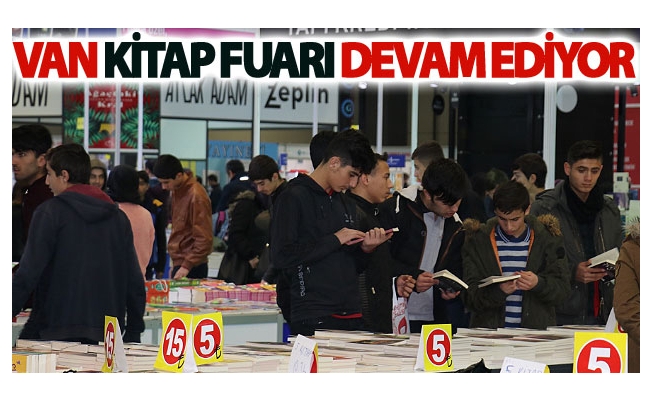 Van Kitap Fuarı devam ediyor