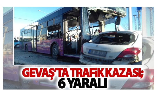 Gevaş’ta trafik kazası; 6 yaralı