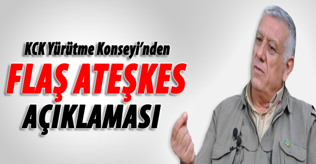 KCK'den flaş ateşkes açıklaması