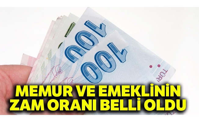 Memur ve emeklinin zam oranı belli oldu