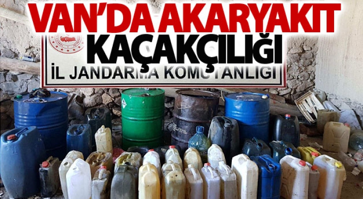 Van'da 1.564 litre kaçak motorin ele geçirildi