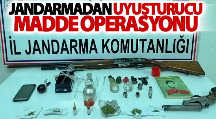 Jandarmadan uyuşturucu madde operasyonu