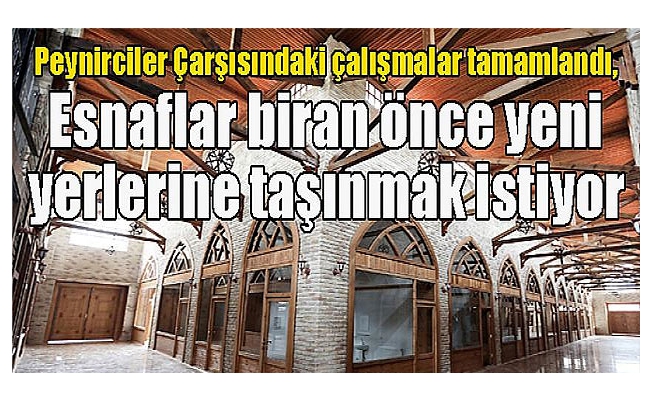 Peynirciler Çarşısındaki çalışmalar tamamlandı