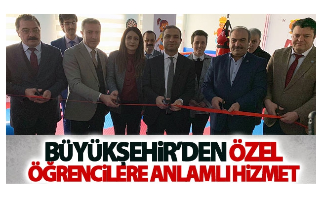 Büyükşehir’den özel öğrencilere anlamlı hizmet