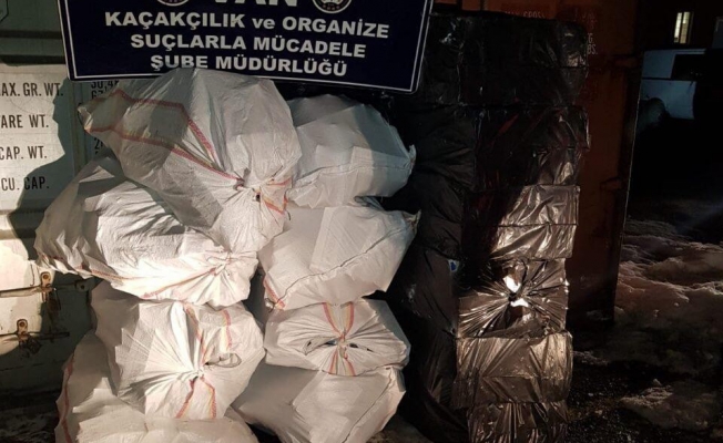 Van’da 13 bin 500 paket kaçak sigara ele geçirildi