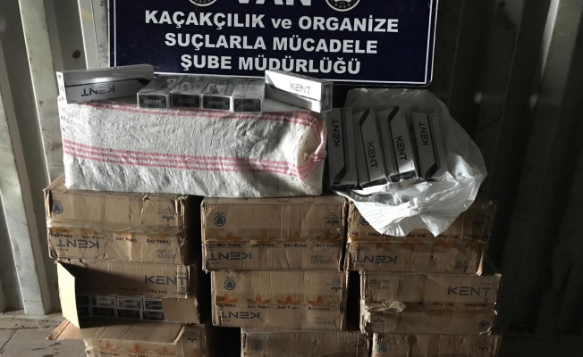 Van’da 7 bin 500 paket kaçak sigara ele geçirildi