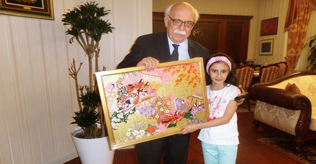AVCI, VAN'IN BAŞARILI VE DUYARLI ÖĞRENCİSİNİ AĞIRLADI - VAN HABERLERİ