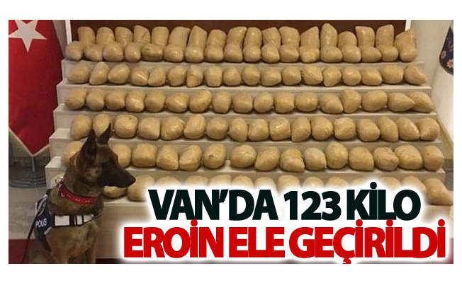 Van’da 123 kilo eroin ele geçirildi