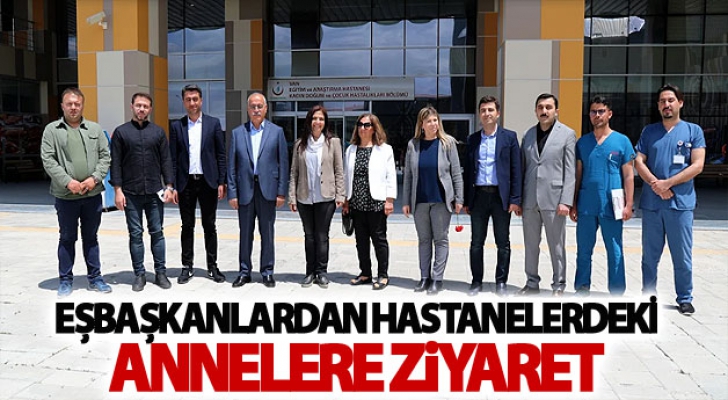 Eşbaşkanlardan Hastanelerdeki Annelere ziyaret