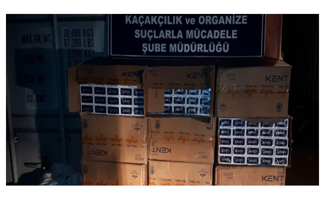 Van'da 10.500 paket kaçak sigara ele geçirildi