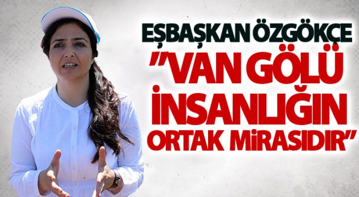 Eşbaşkan Özgökçe : 'Van Gölü insanlığın ortak mirasıdır'