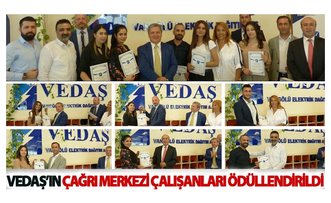 VEDAŞ’ın Çağrı Merkezi Çalışanları Ödüllendirildi