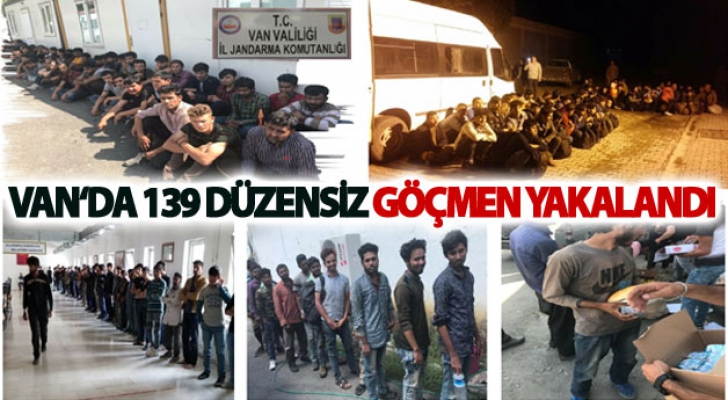 Van‘da  139 kaçak göçmen yakalandı