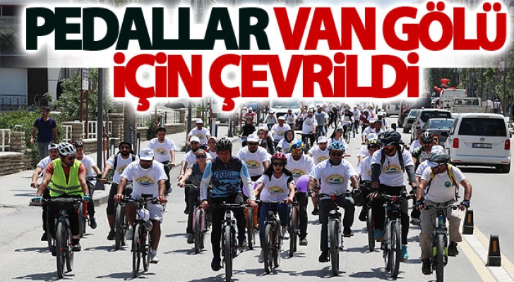 Pedallar Van Gölü için çevrildi