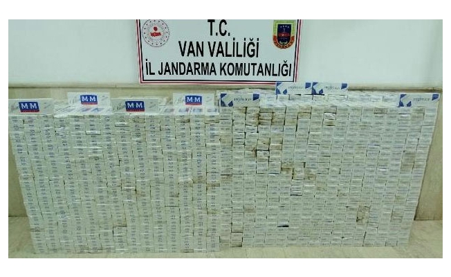 Van’da 19 bin 719 paket kaçak sigara ele geçirildi