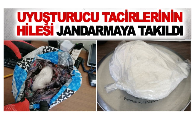 Uyuşturucu tacirlerinin hilesi jandarmaya takıldı