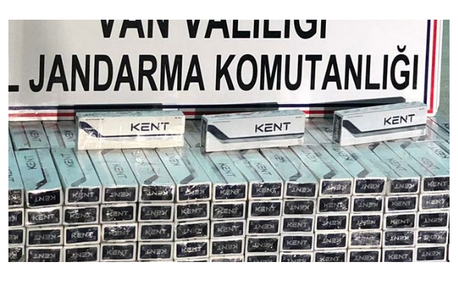 Erciş ilçesinde 2130 paket kaçak sigara ele geçirildi