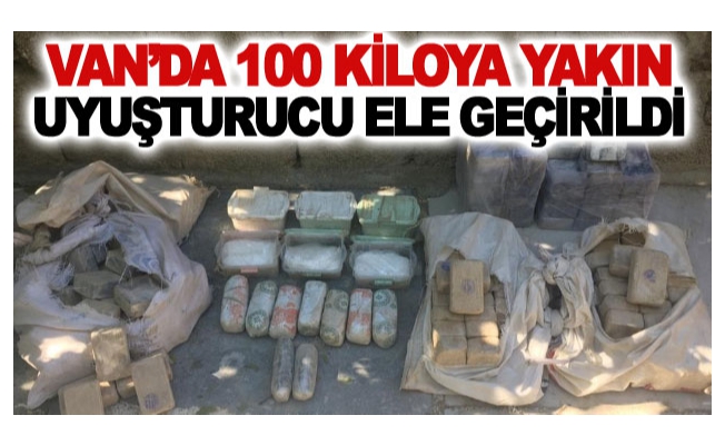 Van’da 100 kiloya yakın uyuşturucu ele geçirildi