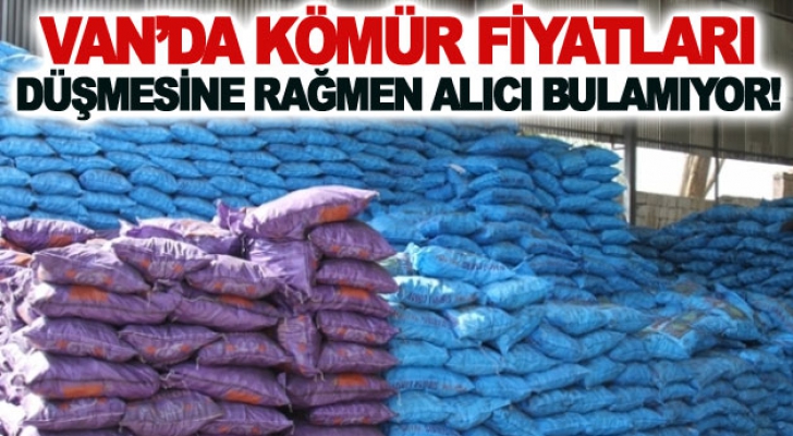 Van’da kömür fiyatları düşmesine rağmen alıcı bulamıyor!