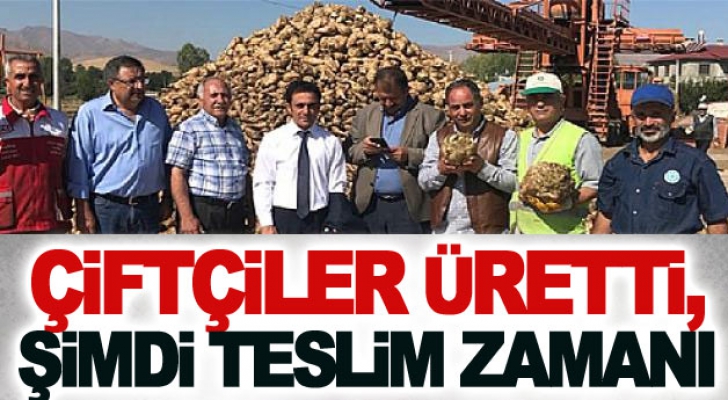 Çiftçiler üretti, şimdi teslim zamanı