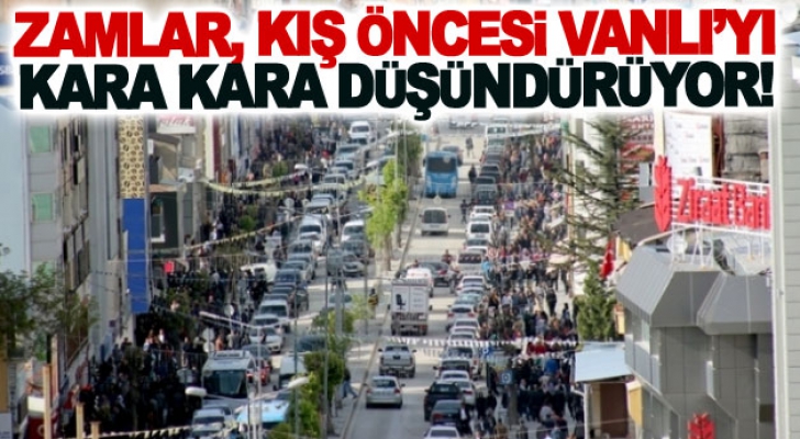 Zamlar, kış öncesi Vanlı’yı kara kara düşündürüyor!