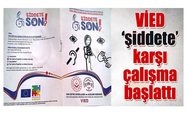 VİED ‘şiddete’ karşı çalışma başlattı