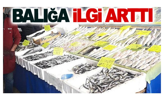 Balığa ilgi arttı