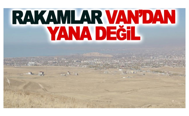 Rakamlar van’dan yana değil