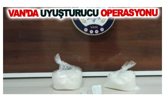 Van’da uyuşturucu operasyonu