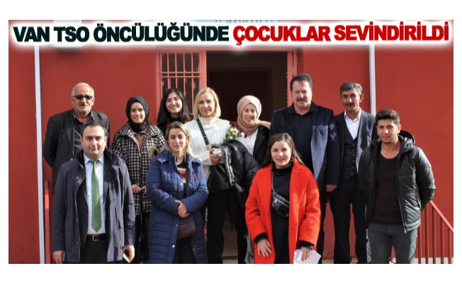 Van TSO öncülüğünde çocuklar sevindirildi