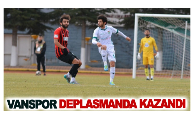 Vanspor deplasmanda kazandı