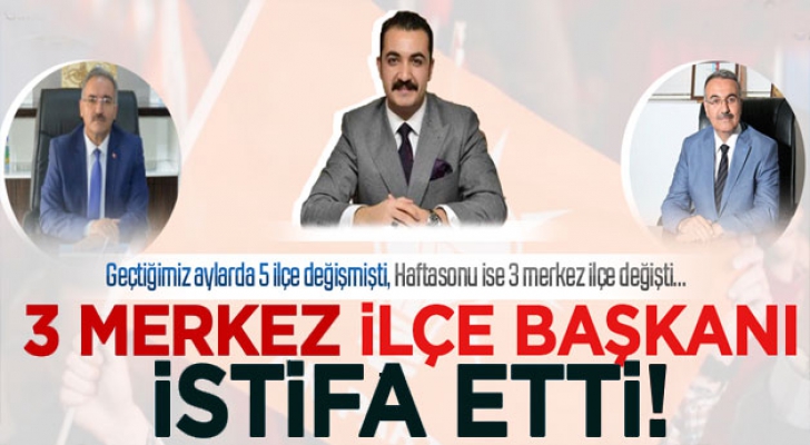 AK Parti’nin Van’daki 3 ilçe başkanı istifa etti